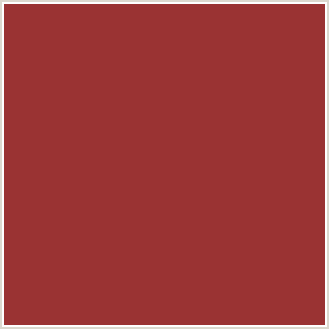 9A3333 Hex Color Image (RED, STILETTO)