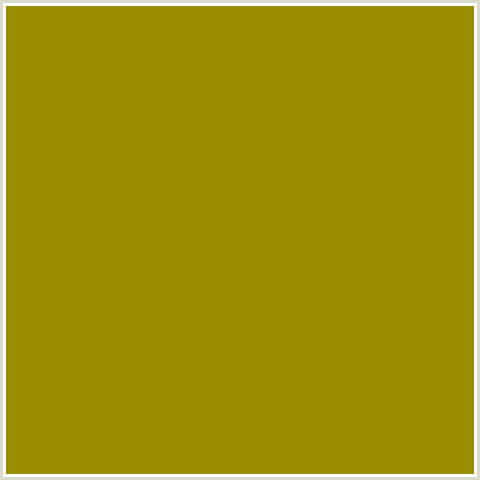9A8D00 Hex Color Image (OLIVE, YELLOW)