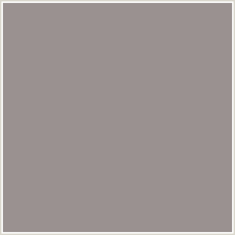 9A9190 Hex Color Image (DUSTY GRAY, RED)