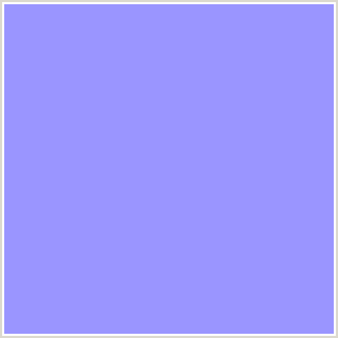 9A95FF Hex Color Image (BLUE, MELROSE)