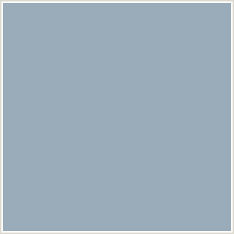 9AABB9 Hex Color Image (BLUE, GULL GRAY)
