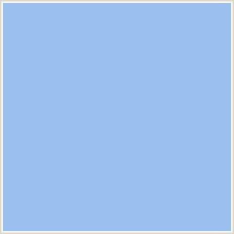 9BC0F0 Hex Color Image (BLUE, PERANO)