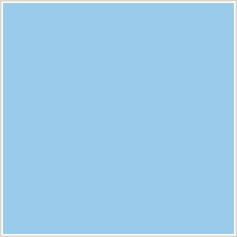 9BCBEB Hex Color Image (BLUE, CORNFLOWER)