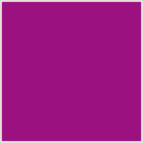 9C1180 Hex Color Image (DEEP PINK, FUCHSIA, FUSCHIA, HOT PINK, MAGENTA, VIOLET EGGPLANT)