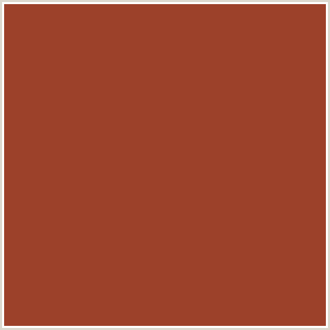 9C412A Hex Color Image (PAARL, RED ORANGE)
