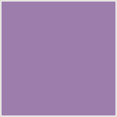 9D7DAC Hex Color Image (LAVENDER PURPLE, PURPLE, VIOLET)