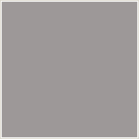 9D9898 Hex Color Image (DUSTY GRAY, RED)
