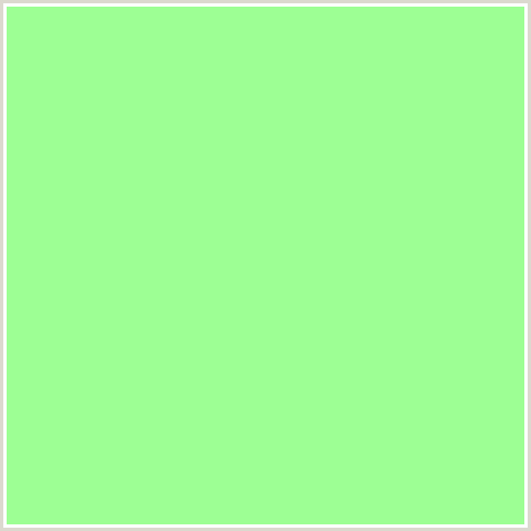 9DFF94 Hex Color Image (GREEN, MINT GREEN)