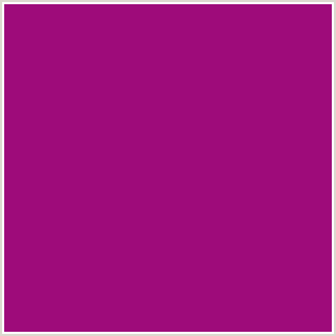 9E0B7A Hex Color Image (DEEP PINK, FUCHSIA, FUSCHIA, HOT PINK, JAZZBERRY JAM, MAGENTA)