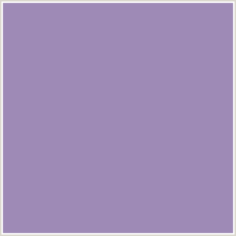 9E8AB6 Hex Color Image (BLUE VIOLET, LAVENDER PURPLE)