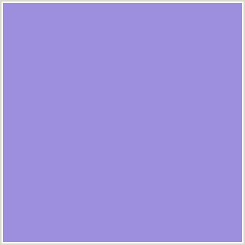 9E8EDE Hex Color Image (BLUE VIOLET, DULL LAVENDER)