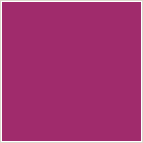 A02B6C Hex Color Image (DEEP PINK, FUCHSIA, FUSCHIA, HOT PINK, MAGENTA, ROYAL HEATH)