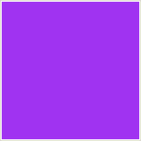 A033F1 Hex Color Image (ELECTRIC VIOLET, VIOLET BLUE)