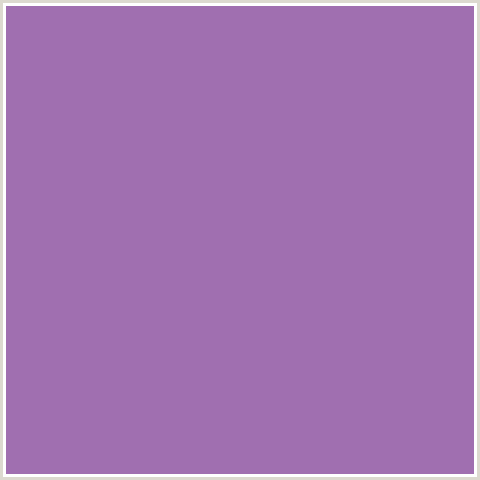 A06FB0 Hex Color Image (PURPLE, VIOLET, WISTERIA)