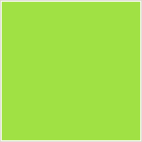 A0E144 Hex Color Image (CONIFER, GREEN YELLOW)