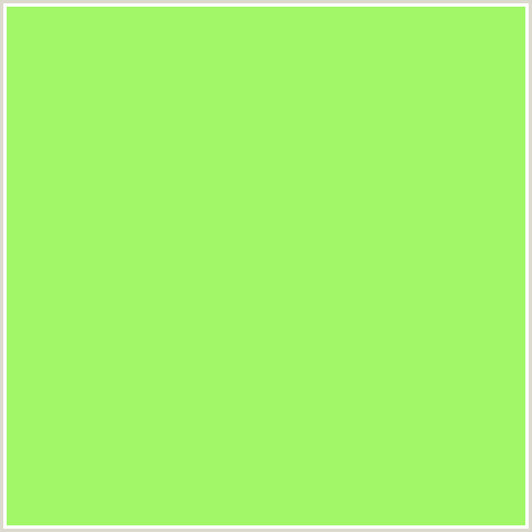 A1F768 Hex Color Image (GREEN, SULU)