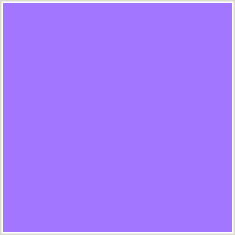 A276FF Hex Color Image (BLUE VIOLET, HELIOTROPE)