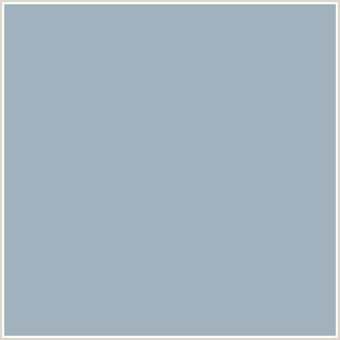 A2AFBD Hex Color Image (BLUE, GULL GRAY)