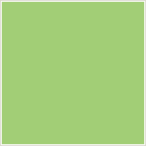 A2CE76 Hex Color Image (GREEN, WILD WILLOW)