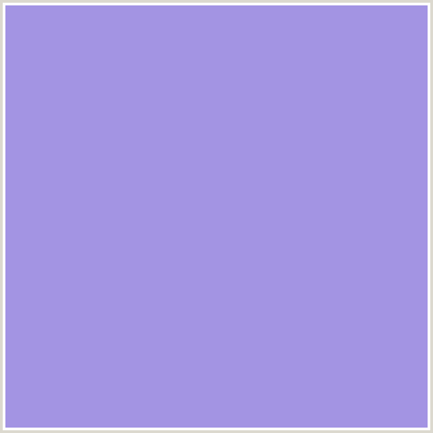 A394E3 Hex Color Image (BLUE VIOLET, DULL LAVENDER)