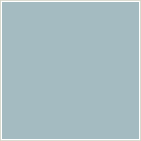 A3BBC1 Hex Color Image (LIGHT BLUE, TOWER GRAY)