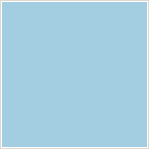 A3CDE0 Hex Color Image (LIGHT BLUE, REGENT ST BLUE)