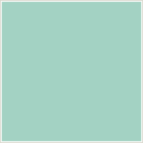 A3D2C3 Hex Color Image (BLUE GREEN, SINBAD)