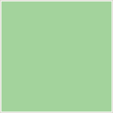 A3D39C Hex Color Image (GREEN, MOSS GREEN)
