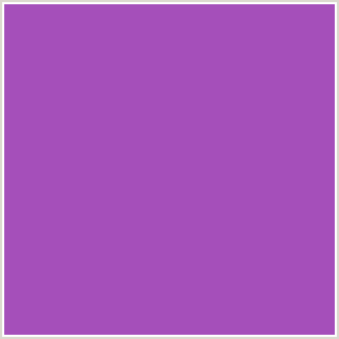 A54FBA Hex Color Image (AMETHYST, PURPLE, VIOLET)