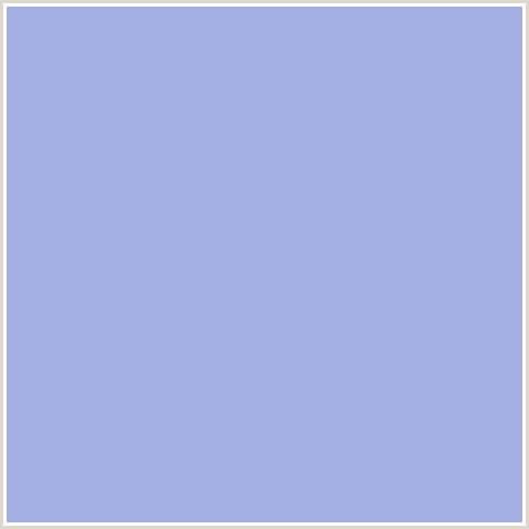 A5AFE2 Hex Color Image (BLUE, COLD PURPLE)