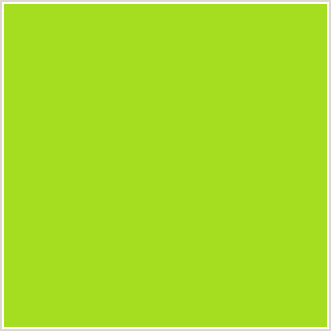 A5DE21 Hex Color Image (GREEN YELLOW, KEY LIME PIE)