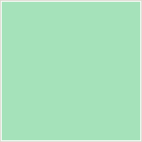 A5E2BA Hex Color Image (CHINOOK, GREEN BLUE)