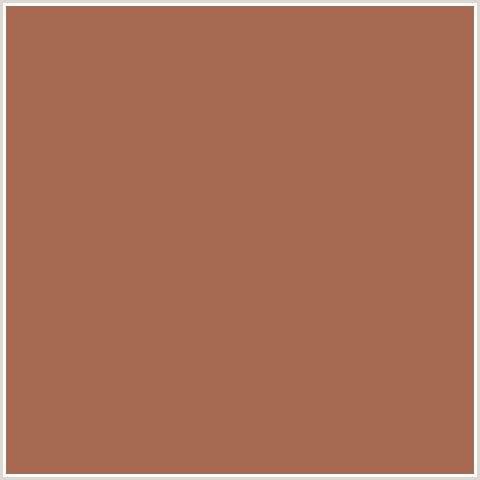 A66A52 Hex Color Image (RED ORANGE, SANTA FE)