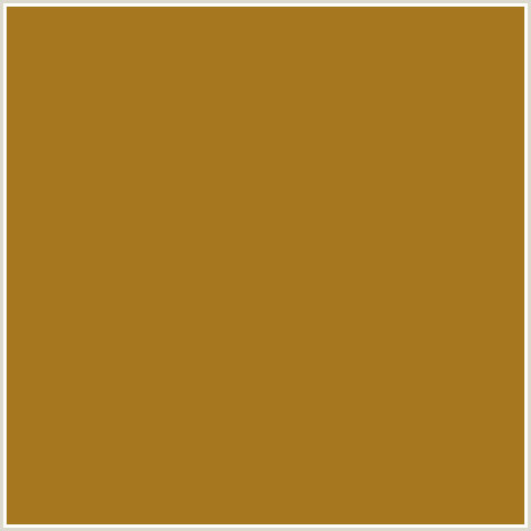 A6771F Hex Color Image (ORANGE, REEF GOLD)