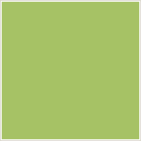 A6C265 Hex Color Image (GREEN YELLOW, WILD WILLOW)