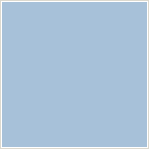 A7C1D9 Hex Color Image (BLUE, PIGEON POST)