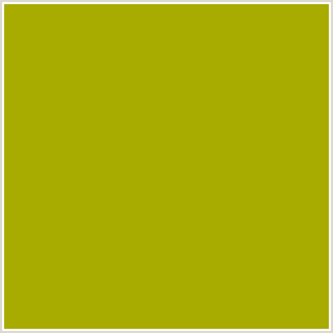 A8AB00 Hex Color Image (BUDDHA GOLD, YELLOW GREEN)