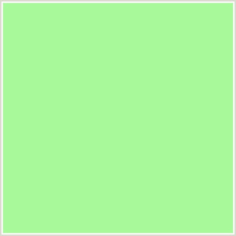 A8F99A Hex Color Image (GREEN, MINT GREEN)