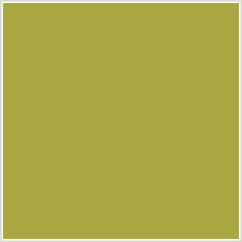 A9A742 Hex Color Image (HUSK, YELLOW)