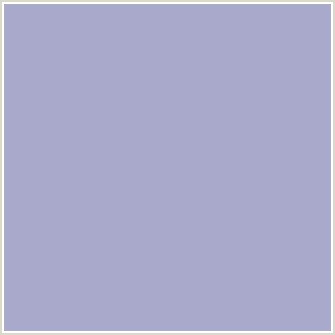 A9A9CC Hex Color Image (BLUE, LOGAN)