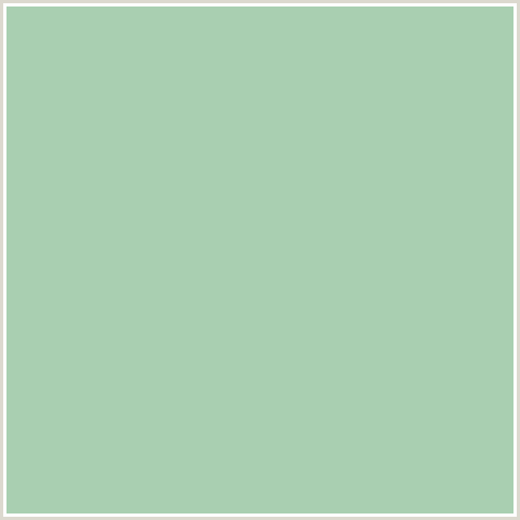 A9CFB1 Hex Color Image (GREEN, SPRING RAIN)