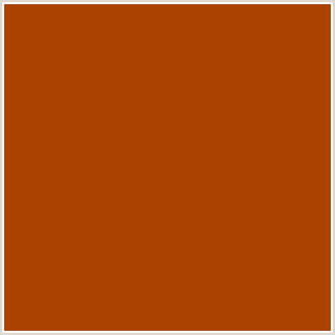AA4400 Hex Color Image (FIRE, ORANGE RED)