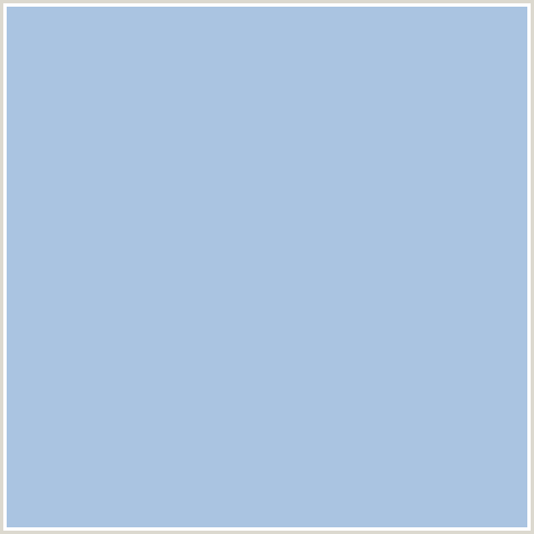 AAC4E1 Hex Color Image (BLUE, REGENT ST BLUE)