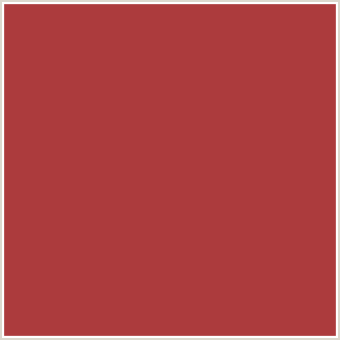 AC3B3D Hex Color Image (MEDIUM CARMINE, RED)
