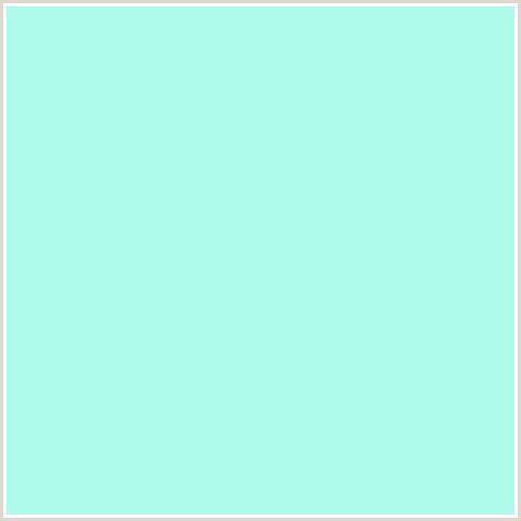 AEFBEA Hex Color Image (BLUE GREEN, CHARLOTTE)