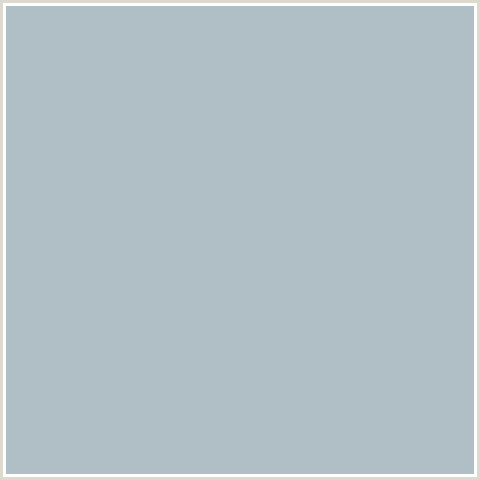 B0BEC5 Hex Color Image (BLUE, TOWER GRAY)