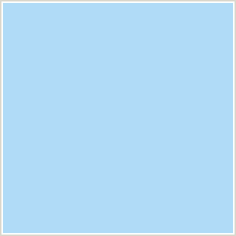 B0DBF7 Hex Color Image (BLUE, SAIL)