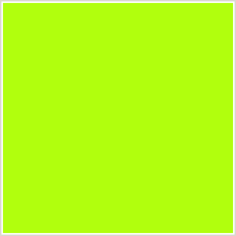B1FF0D Hex Color Image (GREEN YELLOW, LIME, LIME GREEN)