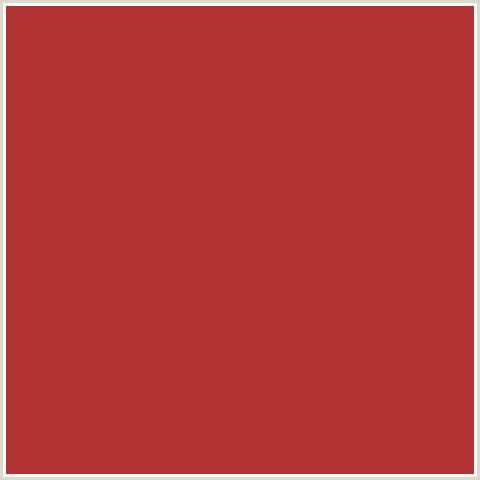 B23333 Hex Color Image (RED, WELL READ)