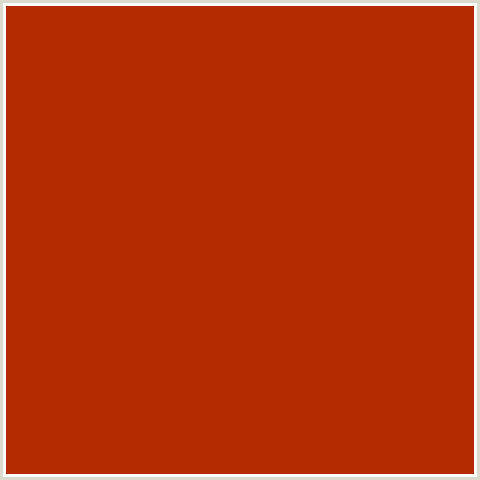 B32B00 Hex Color Image (FIRE, RED ORANGE)